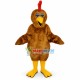 Crowing Brown Plush Chicken Mascot Costume Crowing Brown Plush Chicken Mascot Costume