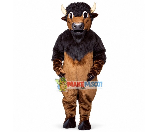 Hale Yak With Thick Fur Mascot Costume Hale Yak With Thick Fur Mascot Costume