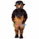 Hale Yak With Thick Fur Mascot Costume Hale Yak With Thick Fur Mascot Costume