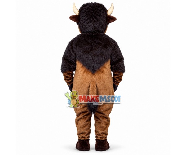Hale Yak With Thick Fur Mascot Costume Hale Yak With Thick Fur Mascot Costume