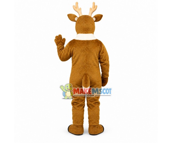 Stout The Leader Reindeer Mascot Costume