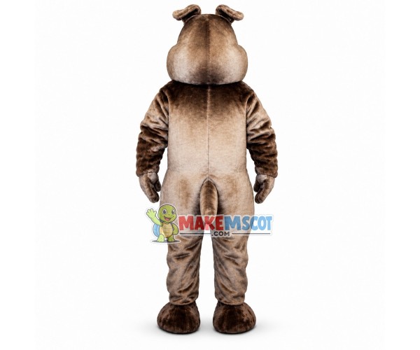 Content Gray Bulldog Mascot Costume Content Gray Bulldog Mascot Costume