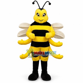 Multi-legged Bee Professor Mascot Costume Multi-legged Bee Professor Mascot Costume