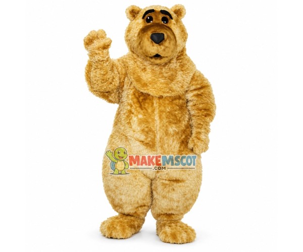 Bulky Soft Adult Bear Mascot Costume Bulky Soft Adult Bear Mascot Costume