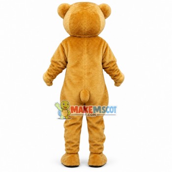 Lively Brown Bear Mascot Adult Costume Lively Brown Bear Mascot Adult Costume