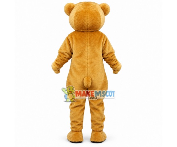Lively Brown Bear Mascot Adult Costume