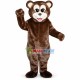Little Brown Bear With Smooth Fur Mascot Costume Little Brown Bear With Smooth Fur Mascot Costume