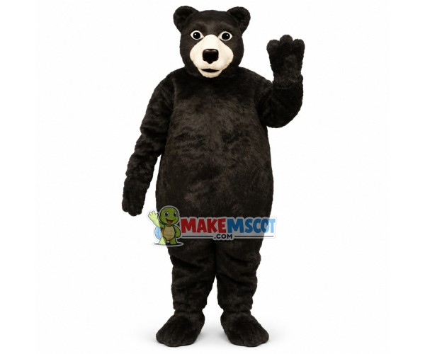 Huge Wild Black Bear Mascot Costume
