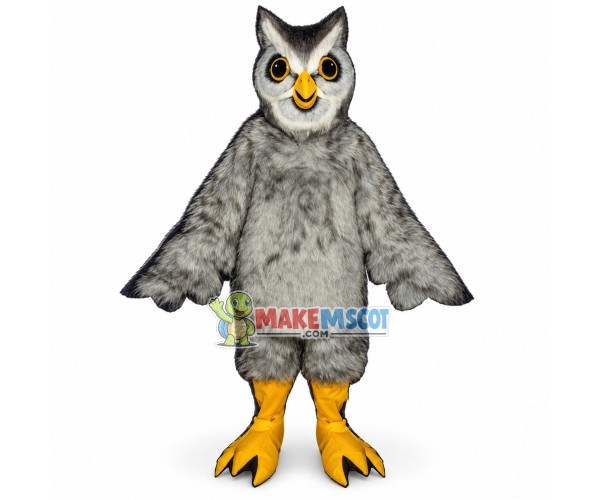 Concentrated Long-haired Owl Mascot Costume Concentrated Long-haired Owl Mascot Costume