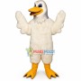 Long Wool White Bird Mascot Costume