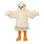Growing Fast White Chicken Mascot Costume