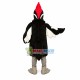 Silver-billed Black Bird Mascot Costume Silver-billed Black Bird Mascot Costume