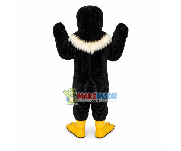 Foraging Black Bird Mascot Costume