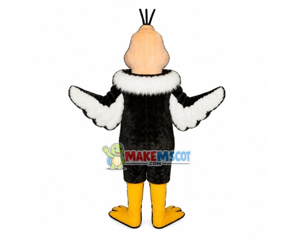 Bald Little Ostrich Mascot Costume