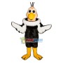 Bald Little Ostrich Mascot Costume