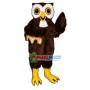 Adult Fancy Furry Owl Mascot Costume