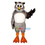 Standing Style Gray Owl Mascot Costume