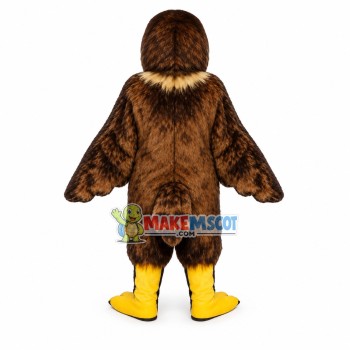 Looking Forward Owl Mascot Costume Looking Forward Owl Mascot Costume