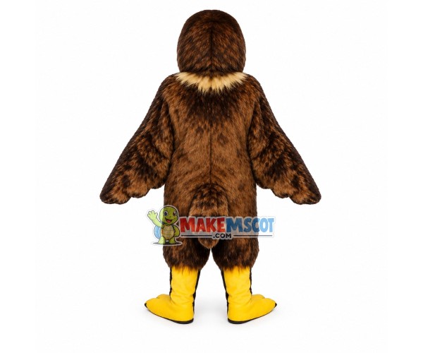 Looking Forward Owl Mascot Costume Looking Forward Owl Mascot Costume