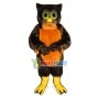 Innocent Green Eyed Owl Mascot Costume