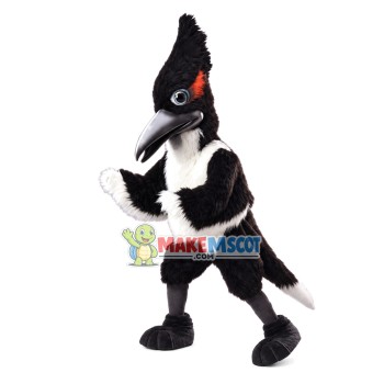 Furry Roadrunner With Long Beak Mascot Costume Furry Roadrunner With Long Beak Mascot Costume
