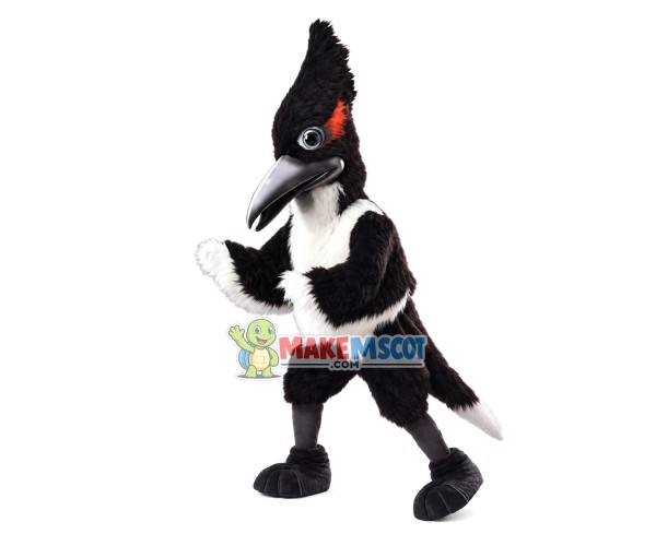 Furry Roadrunner With Long Beak Mascot Costume Furry Roadrunner With Long Beak Mascot Costume