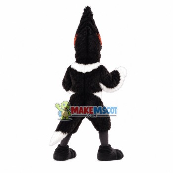 Furry Roadrunner With Long Beak Mascot Costume Furry Roadrunner With Long Beak Mascot Costume