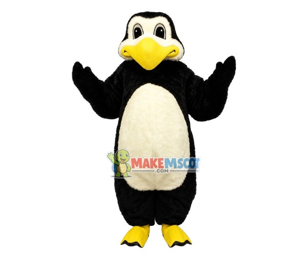 Hardy Penguin With Hale Body Mascot Costume Hardy Penguin With Hale Body Mascot Costume