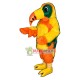 Precious Motley Parrot Mascot Costume Precious Motley Parrot Mascot Costume