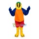 Lark With Colored Feathers Mascot Costume Lark With Colored Feathers Mascot Costume