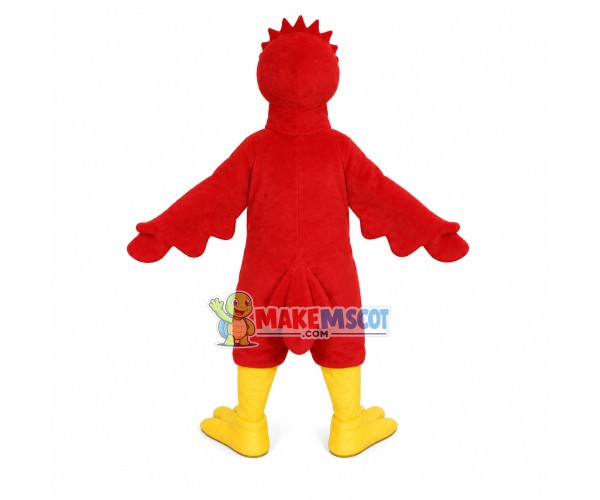 Small Red Sunbird Mascot Costume Small Red Sunbird Mascot Costume