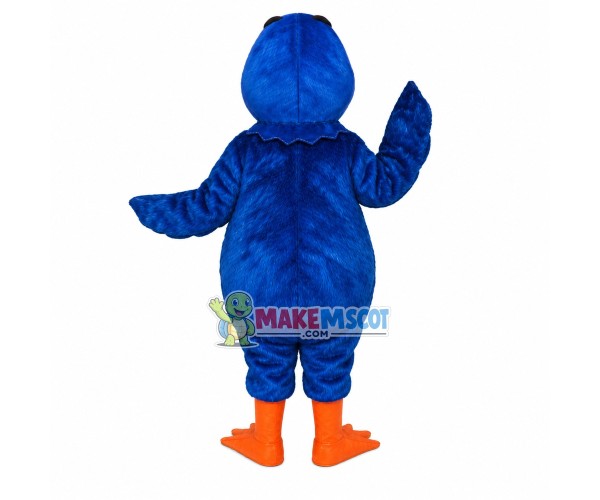 Sleepy Blue Bird Mascot Costume Sleepy Blue Bird Mascot Costume
