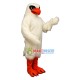 Pure White Hairy Eagle Mascot Costume Pure White Hairy Eagle Mascot Costume
