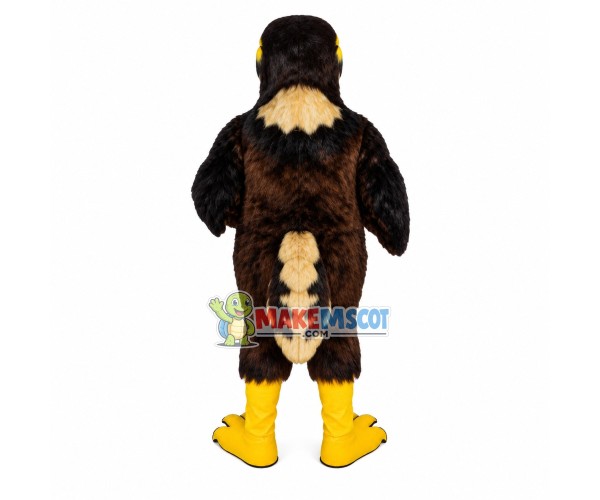 Shrewd Brown Soft Eagle Mascot Costume Shrewd Brown Soft Eagle Mascot Costume