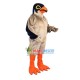 Power Gray Bird With Long Body Mascot Costume Power Gray Bird With Long Body Mascot Costume