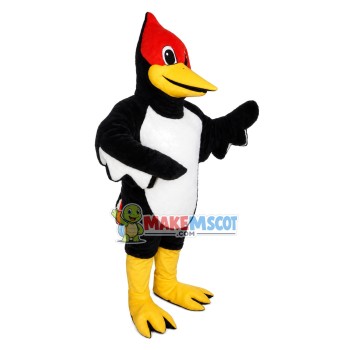 Beneficial Red-headed Woodpecker Mascot Costume Beneficial Red-headed Woodpecker Mascot Costume