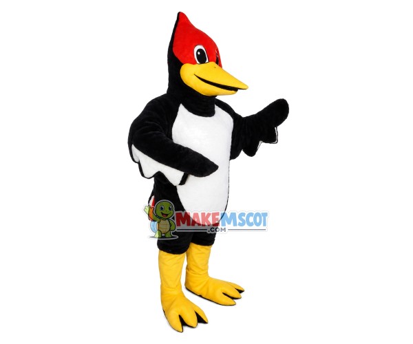 Beneficial Red-headed Woodpecker Mascot Costume Beneficial Red-headed Woodpecker Mascot Costume