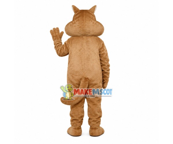 Festive Squirrel With Smile Mascot Costume Festive Squirrel With Smile Mascot Costume