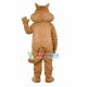 Festive Squirrel With Smile Mascot Costume Festive Squirrel With Smile Mascot Costume