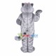 Furry Pet Cat With Pink Bow Mascot Costume