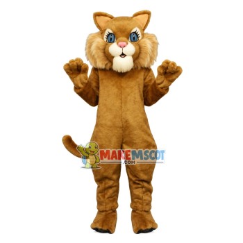 Sturdy Tiger With Blue Eyes Mascot Costume Sturdy Tiger With Blue Eyes Mascot Costume