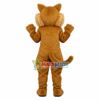 Sturdy Tiger With Blue Eyes Mascot Costume Sturdy Tiger With Blue Eyes Mascot Costume
