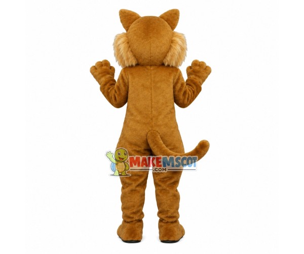 Sturdy Tiger With Blue Eyes Mascot Costume Sturdy Tiger With Blue Eyes Mascot Costume