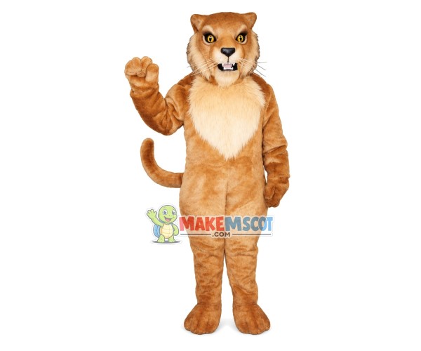 Power Tiger With Fierce Face Mascot Costume Power Tiger With Fierce Face Mascot Costume
