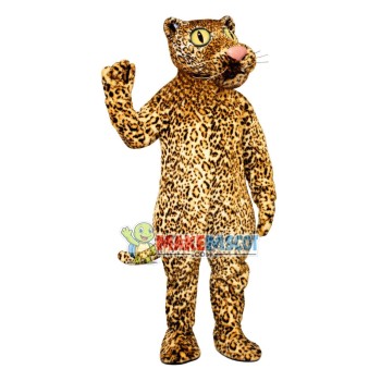 Leopard With Wide Eyes Mascot Costume Leopard With Wide Eyes Mascot Costume