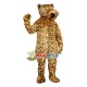 Leopard With Wide Eyes Mascot Costume