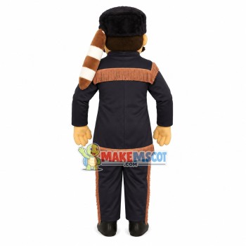 Businessman Wearing Felt Hat Mascot Costume Businessman Wearing Felt Hat Mascot Costume