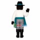 Noble Gentleman In Silk Shirt Mascot Costume Noble Gentleman In Silk Shirt Mascot Costume