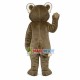 Friendly Cat With White Ears Mascot Costume