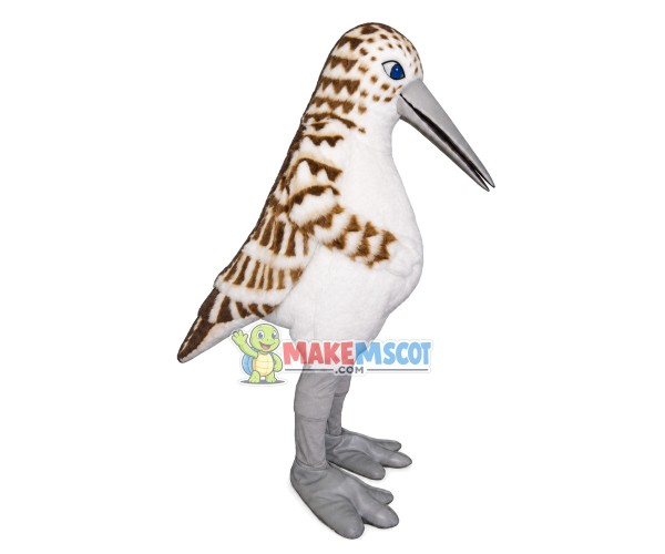 Partridge With Blue Eyes Mascot Costume Partridge With Blue Eyes Mascot Costume